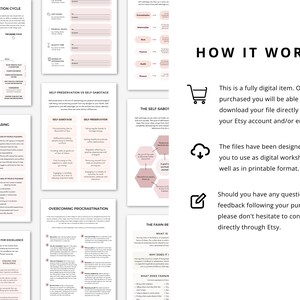 Self Sabotage Worksheets