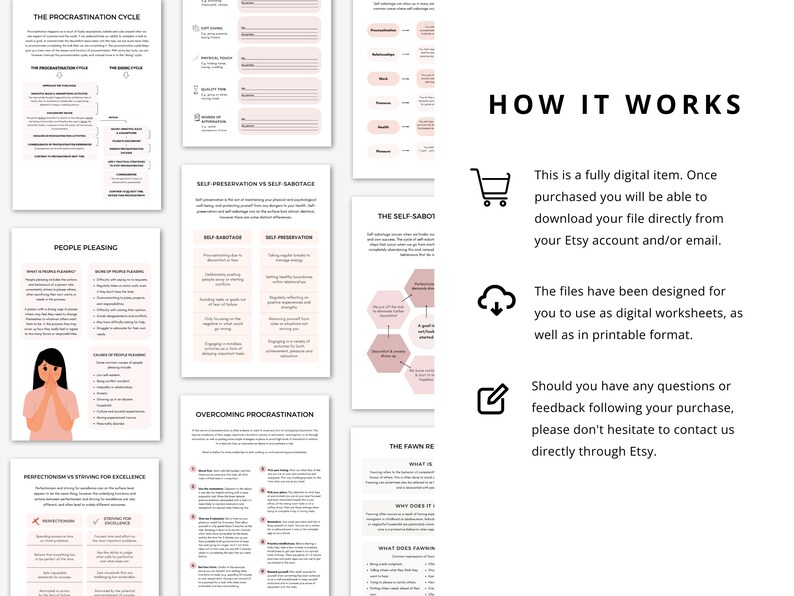Self Sabotage Worksheets