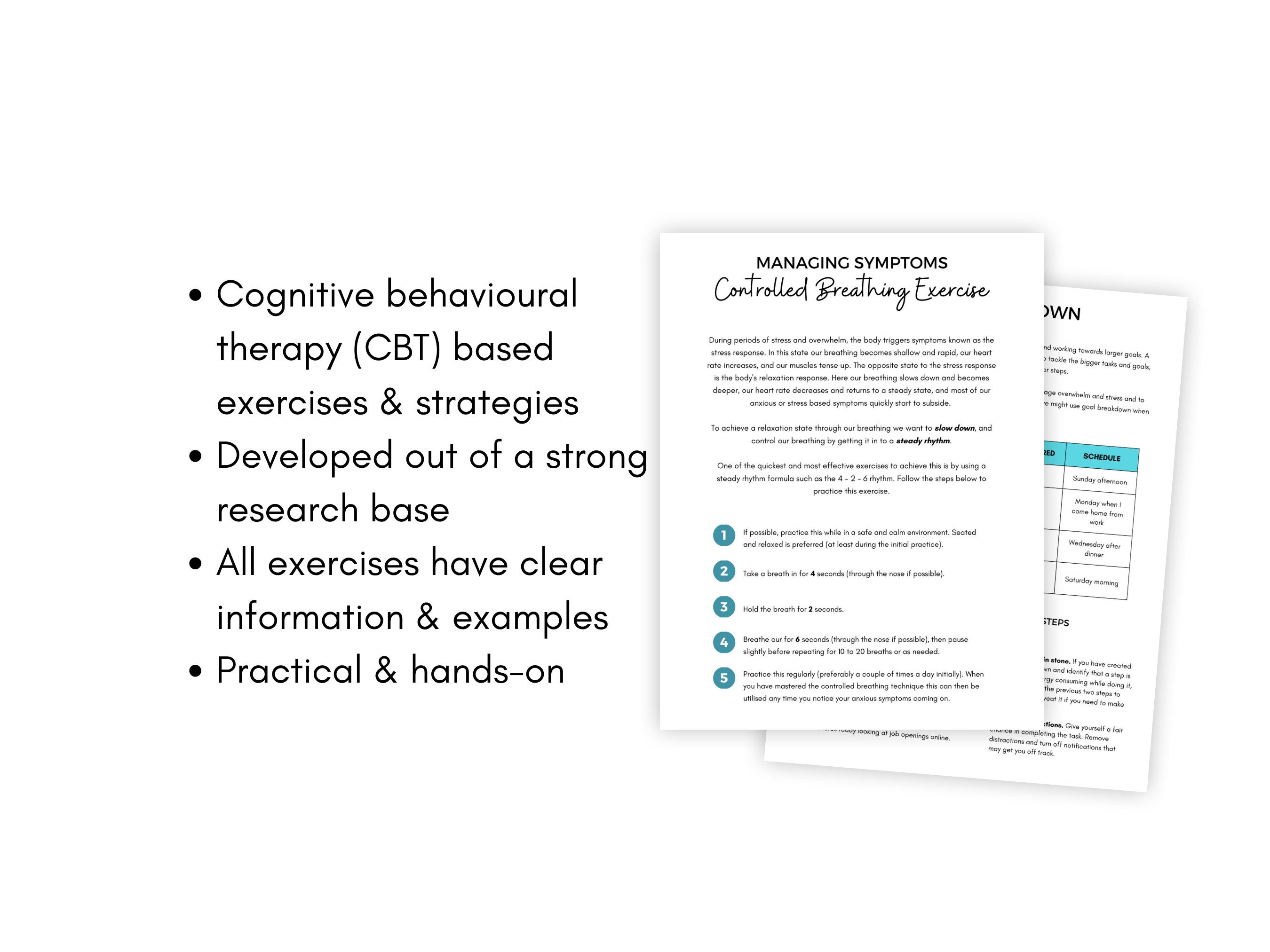 ADHD Worksheets Bundle for Adults &amp; Teens ADHD Planner Workbook ...