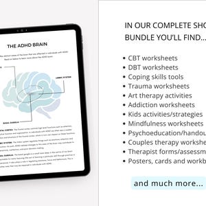 Mental Health Worksheets Whole Shop Bundle