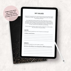 Self-Esteem Worksheets: Confidence Building Workbook (Digital Download)