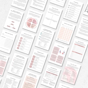 CBT for OCD Therapy Worksheets Bundle