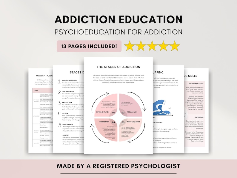 Addiction Recovery Education Bundle