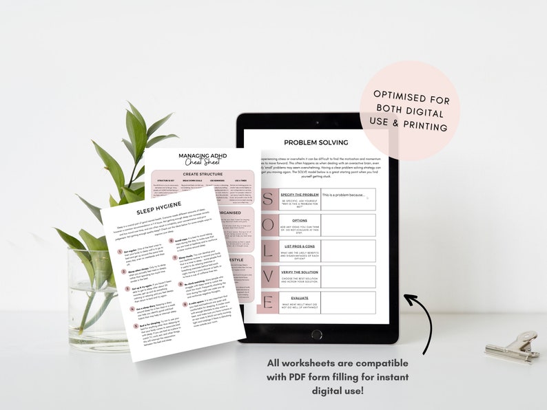 ADHD Worksheets Mega Bundle