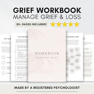 Grief Workbook for Adults Managing Grief and Loss