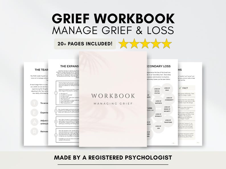 Grief Workbook for Adults Managing Grief and Loss
