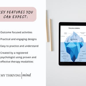 Complex Trauma Worksheets with Trauma Iceberg