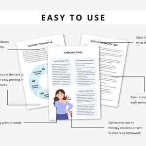 Mindfulness for Chronic Pain Worksheets
