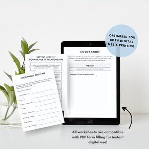 Self-esteem Worksheets Bundle With Confidence Building & Boundary ...