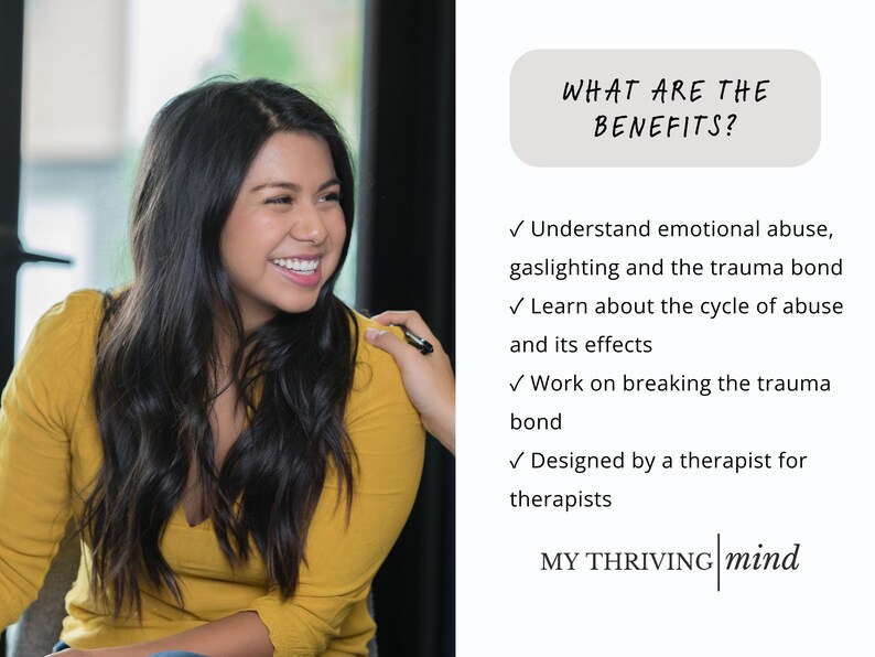 Emotional Abuse Therapy Worksheets for Understanding Cycle of Abuse