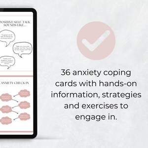 Anxiety Coping Skills Cards: Mental Health Resources (PDF Digital ...