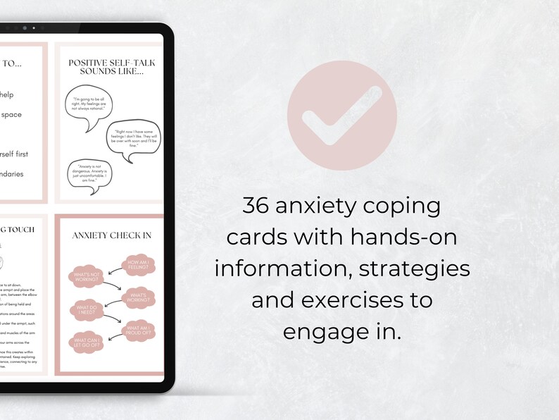 Anxiety Coping Skills Cards