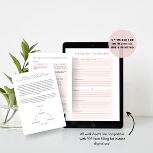 Overthinking Journal for Stress Management