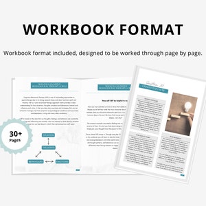CBT Workbook Bundle for Overcoming and Managing Depressive Symptoms