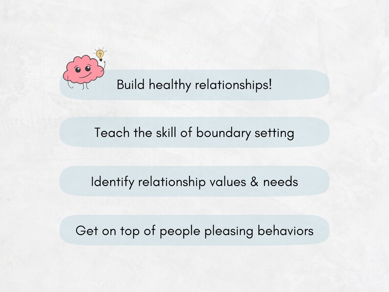 People Pleasing & Boundary Setting Worksheets