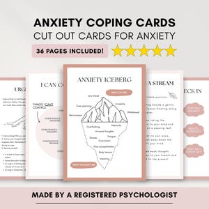Anxiety Coping Skills Cards
