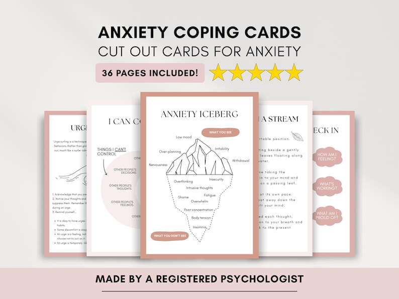 Anxiety Coping Skills Cards