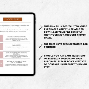 DBT Emotional Regulation Worksheets Bundle: Therapy Tools (PDF Digital ...