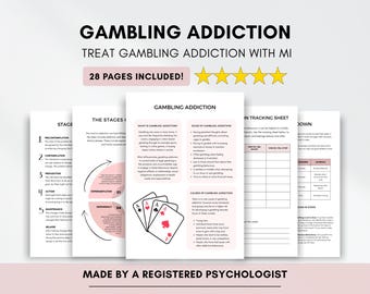 Gambling Addiction Recovery Worksheets: Therapy Exercises & Relapse Prevention