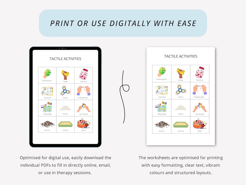 Sensory Diet Therapy Toolbox with Visual Schedules