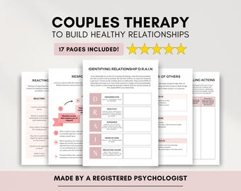 Couples Therapy Worksheets with Reacting vs Responding and Interpersonal Effectiveness