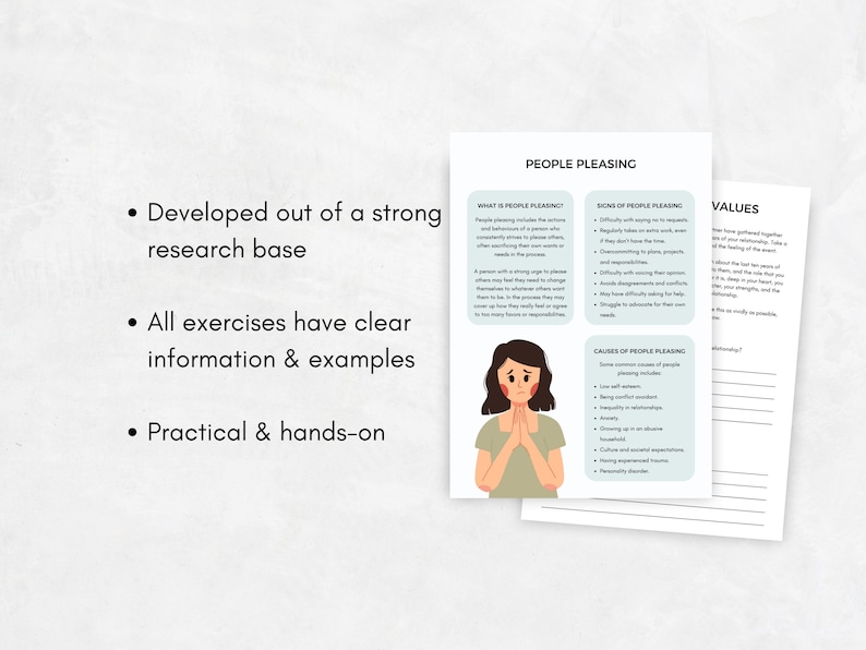 People Pleasing & Boundary Setting Worksheets