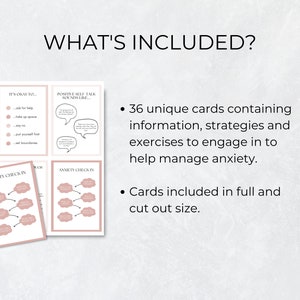 Anxiety Coping Skills Cards