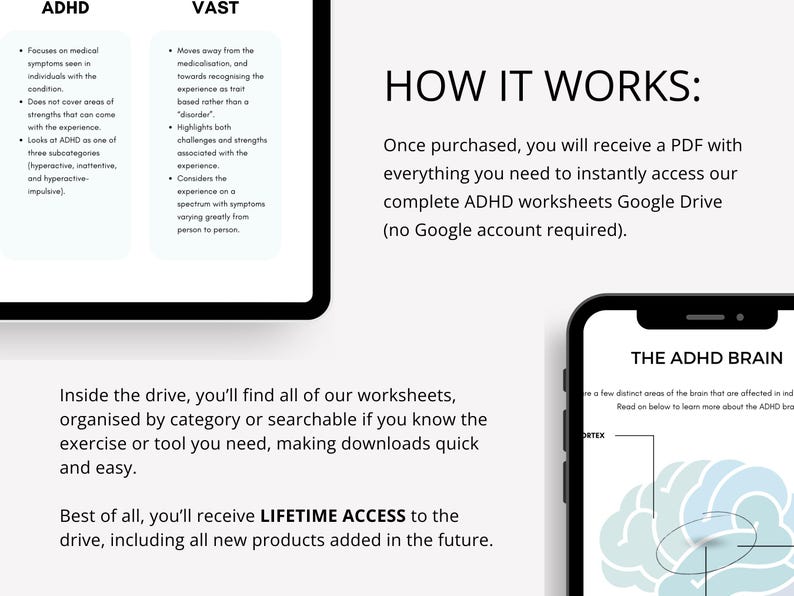 ADHD Worksheets Complete Bundle