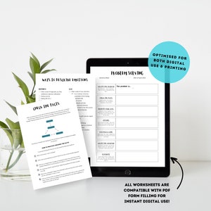 DBT Emotional Regulation Worksheets Bundle: Teen Mental Health (PDF ...