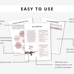 Self Sabotage Worksheets