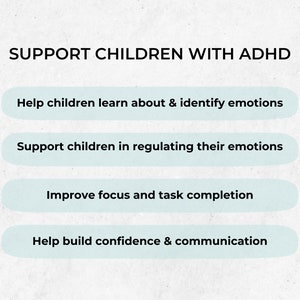 ADHD Coping Skills Worksheets With CBT Exercises for Kids & Teens (PDF ...