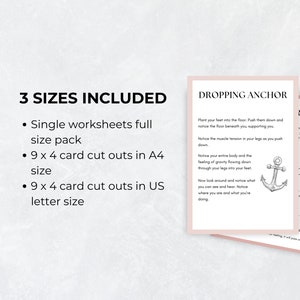 Anxiety Coping Skills Cards