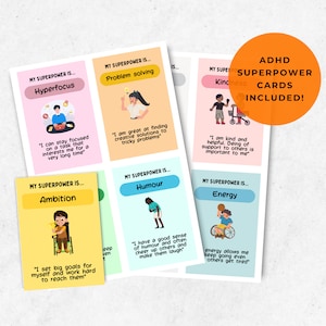ADHD Coping Skills Worksheets With CBT Exercises for Kids & Teens (PDF ...