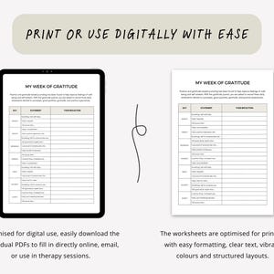 Gratitude Worksheets for Adults and Teens
