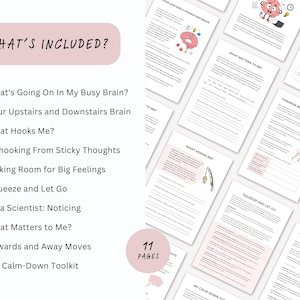 Acceptance and Commitment Therapy Worksheets for Kids