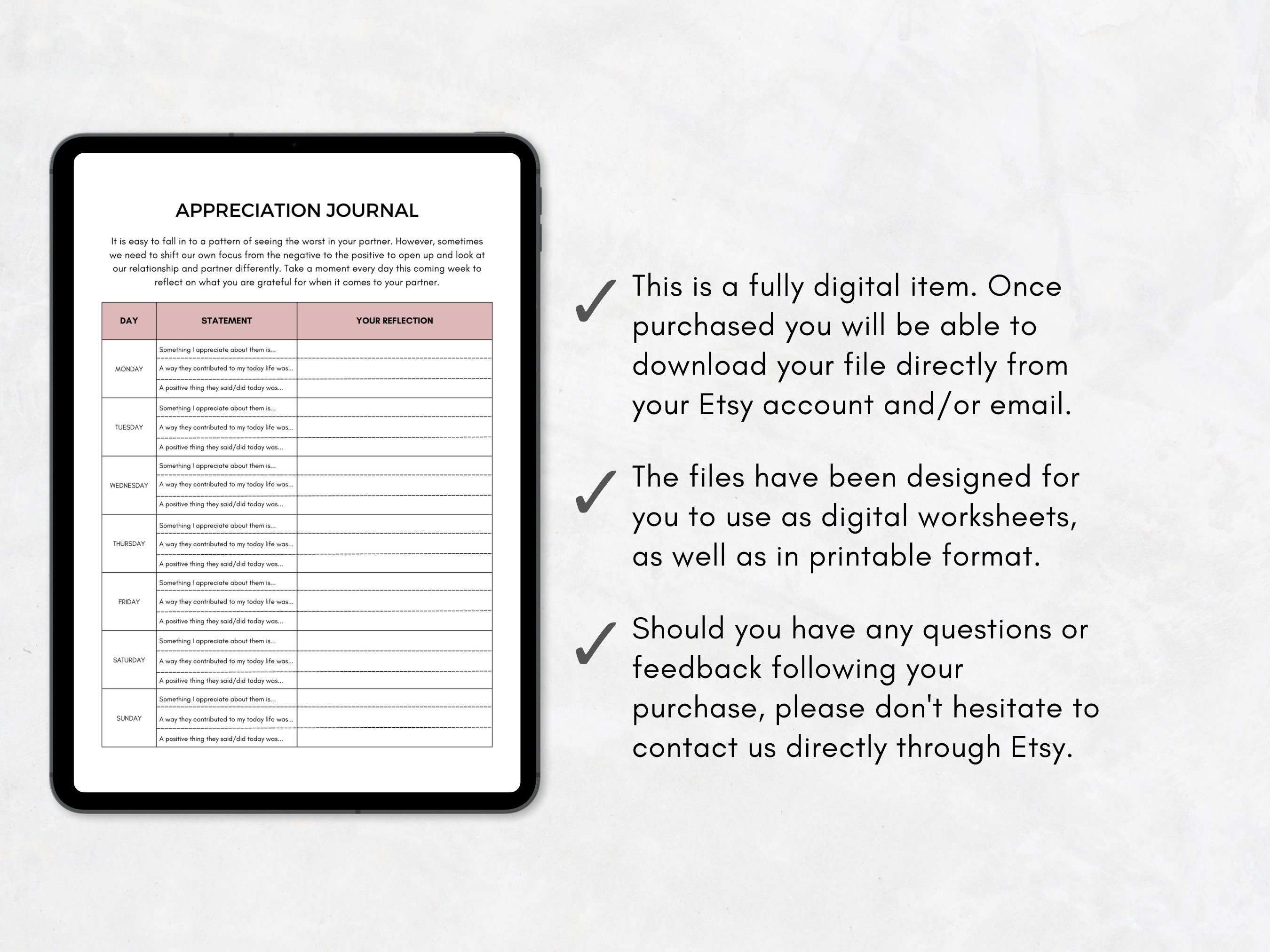 ACT Worksheets for Couples Therapy, Acceptance and Commitment ...