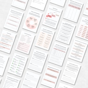 Boundary Setting Worksheets Bundle