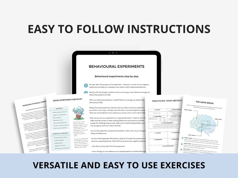 ADHD Worksheets Mega Bundle