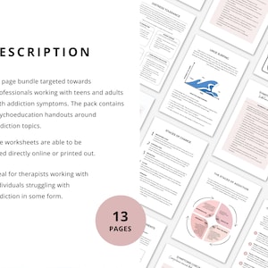 Addiction Recovery Education Bundle