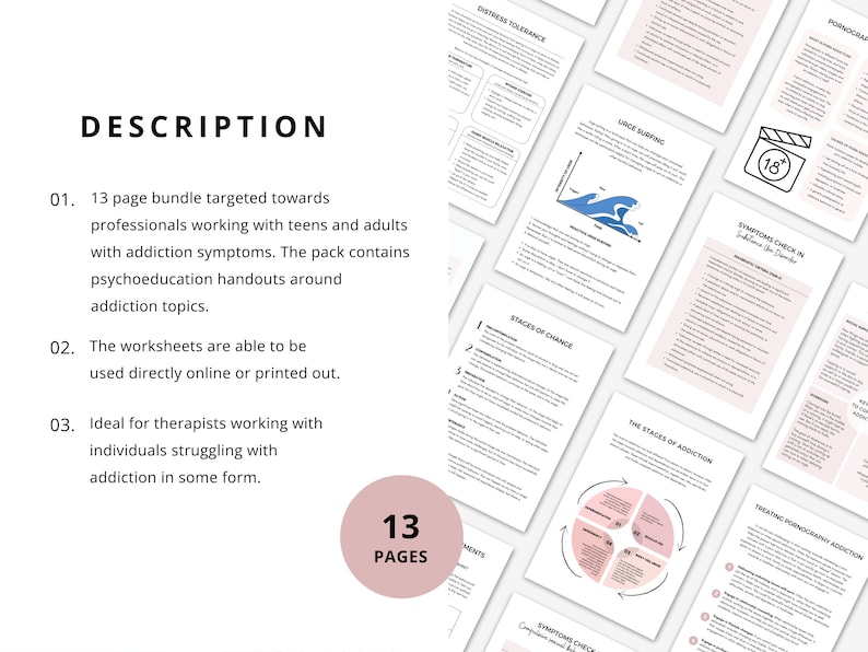 Addiction Recovery Education Bundle
