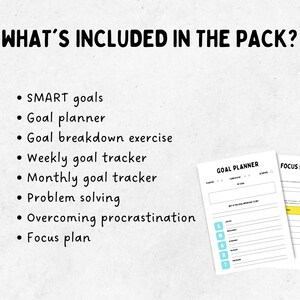 Kids & Teens Goal Setting Worksheets