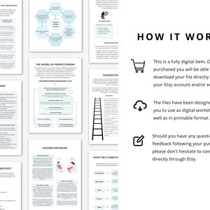 Perfectionism Worksheet Bundle