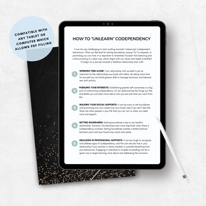 Codependency Worksheets Bundle