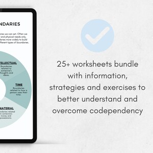 Codependency Worksheets Bundle