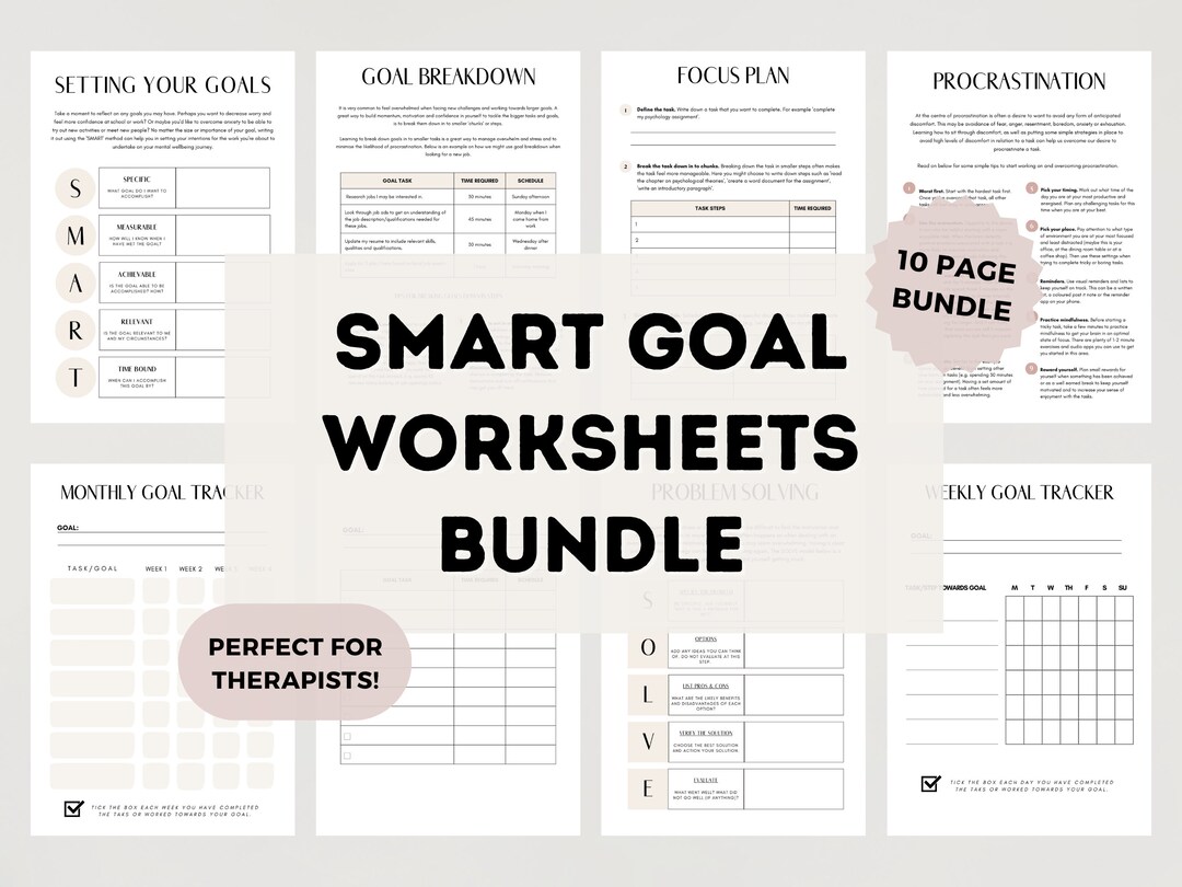 SMART Goal Template Bundle Smart Goal Worksheets Goal Setting Goal smart-goal-template-bundle-smart-goal-worksheets-goal-setting-goal