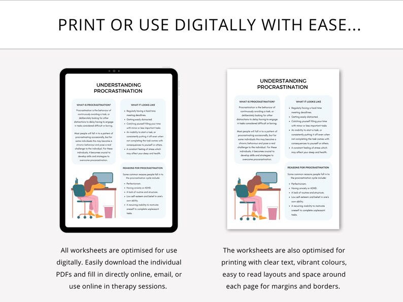 ADHD Worksheets Complete Bundle