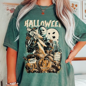 Halloween Comfort Colors TShirt, Halloween, Horror Movie Shirt, Horror Movie Gifts, Halloween TShirt, Horror Movie Shirts, Horror Movies