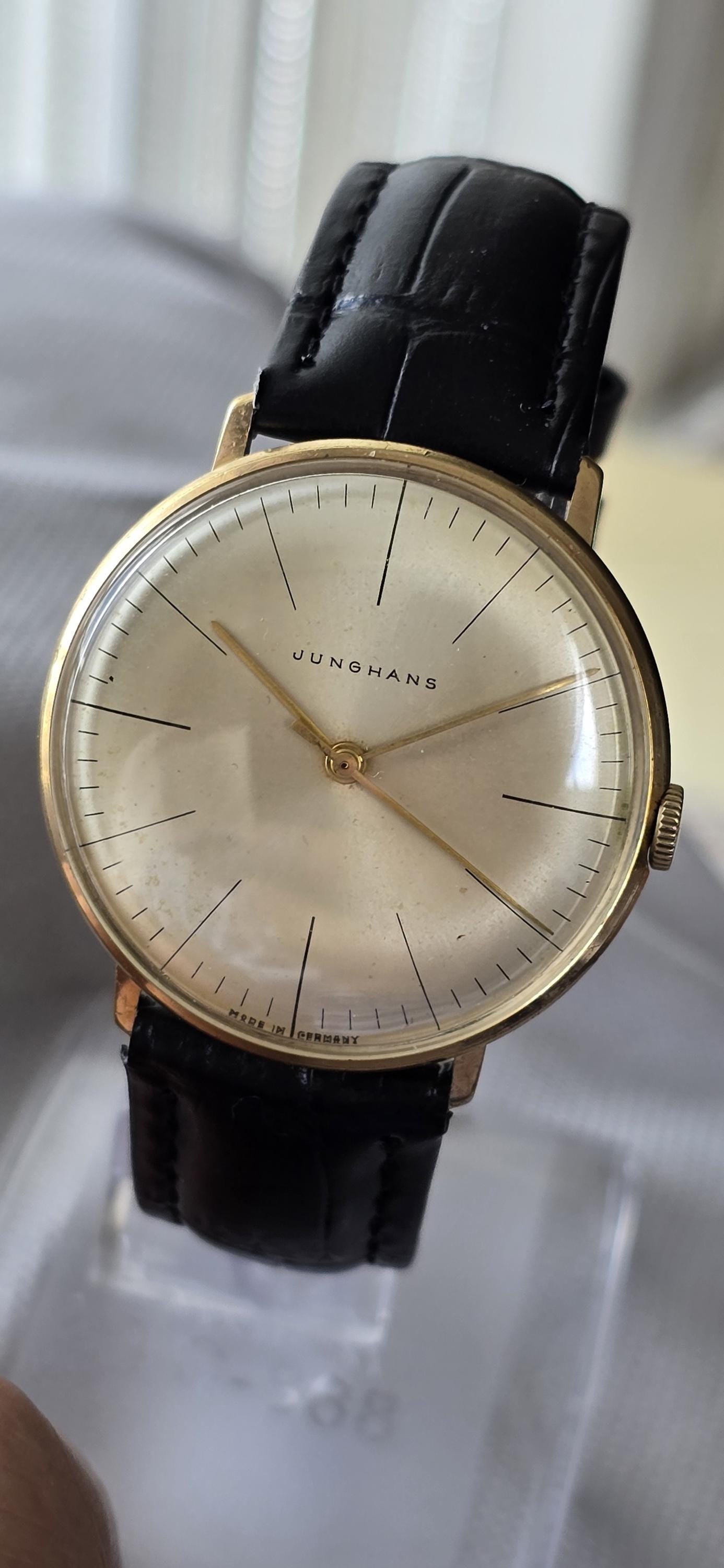 【使い勝手の良い】 Generation 1st 1961 Mens Rare Extremely JUNGHANS BILL MAX 時計