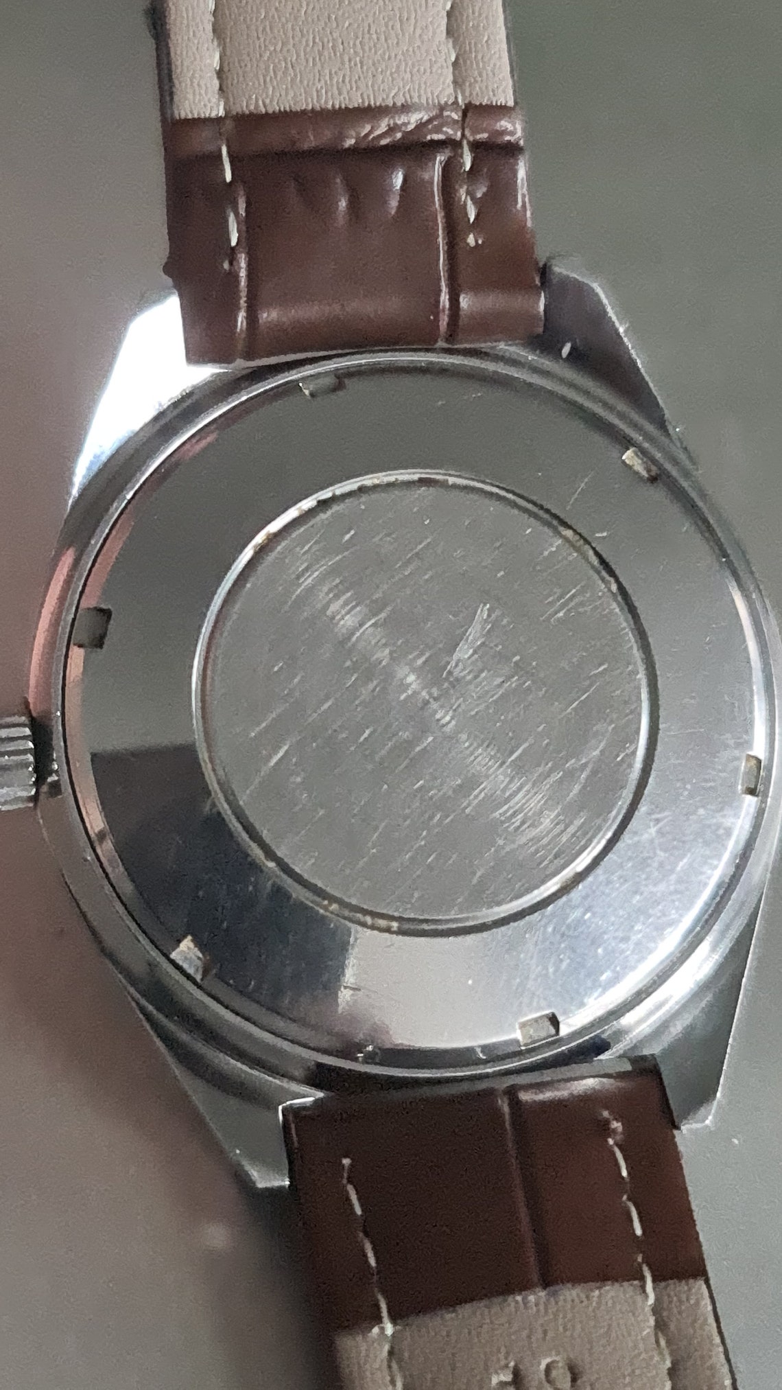 1960s classic Rotary Flyer Wristwatch 21 Jewels in steel with satin silver dial + Box