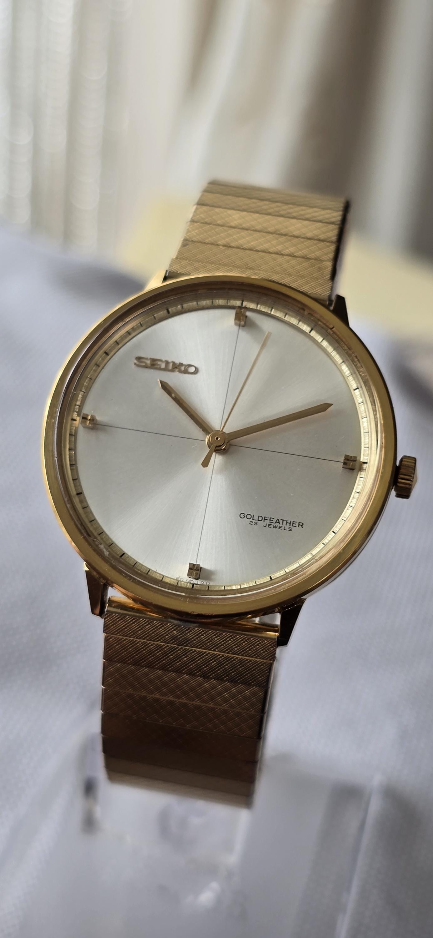 Seiko Goldfeather DIASHOK 25石 15008 セイコー ゴールドフェザー 